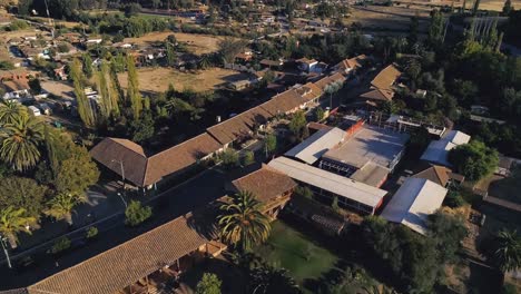 footage of old houses of a colonial town in chile