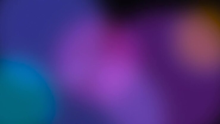 Abstract Background with Soft Blurring Purple and Blue Light Orbs