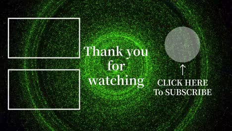 cool stylish end card ending screen motion graphics