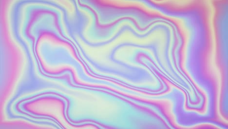 animación de bucle 4k de papel de aluminio con gradiente holográfico abstracto creativo.