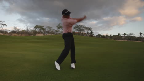 playing golf 21