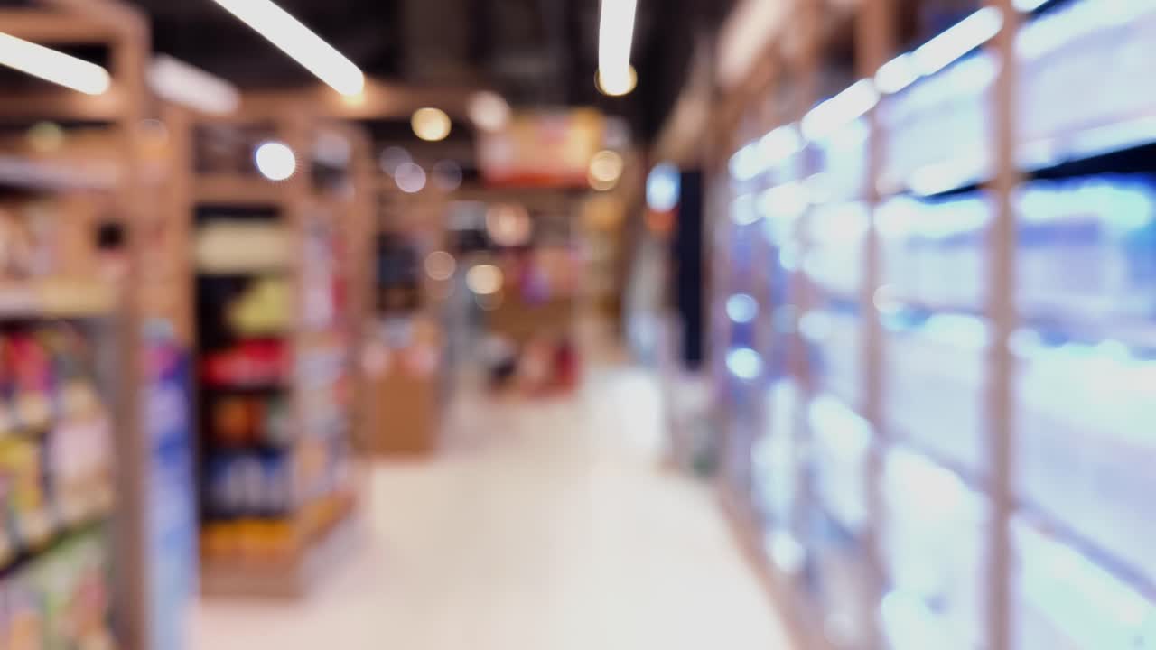 Bulanık Süpermarket İç Mekanı