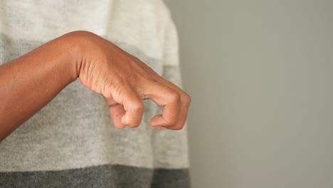 hand close-up