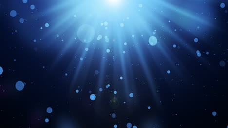 abstract blue bokeh background