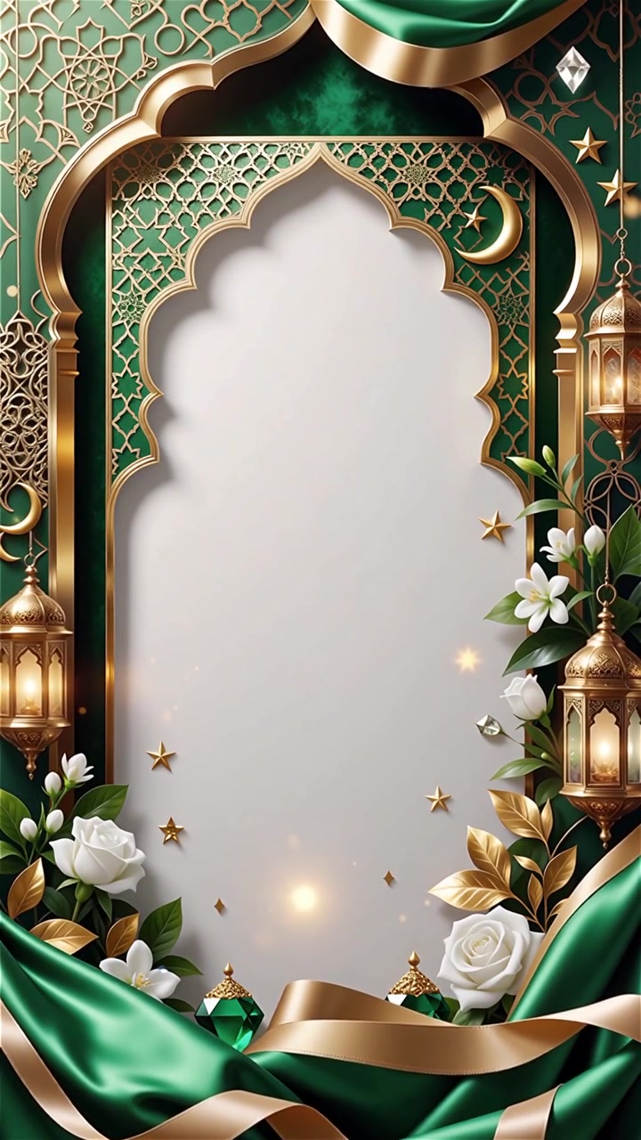 Compleanno del Profeta Maometto Mawlid al-Nabi Sfondo Islamico
