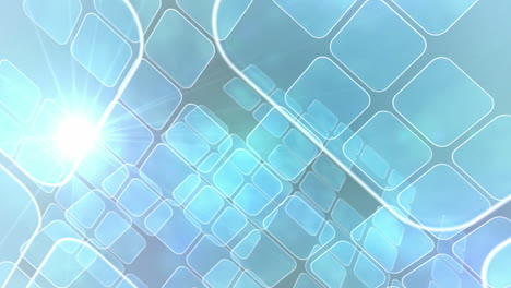 Blue-abstract-tiles-on-light-background