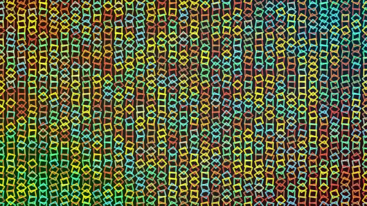 Abstract Colorful Geometric Pattern