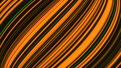 líneas abstractas naranja y verde
