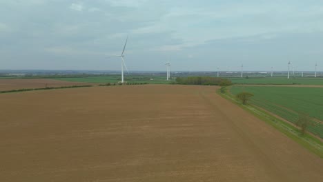 harnessing the wind: renewable power station in england's green fields