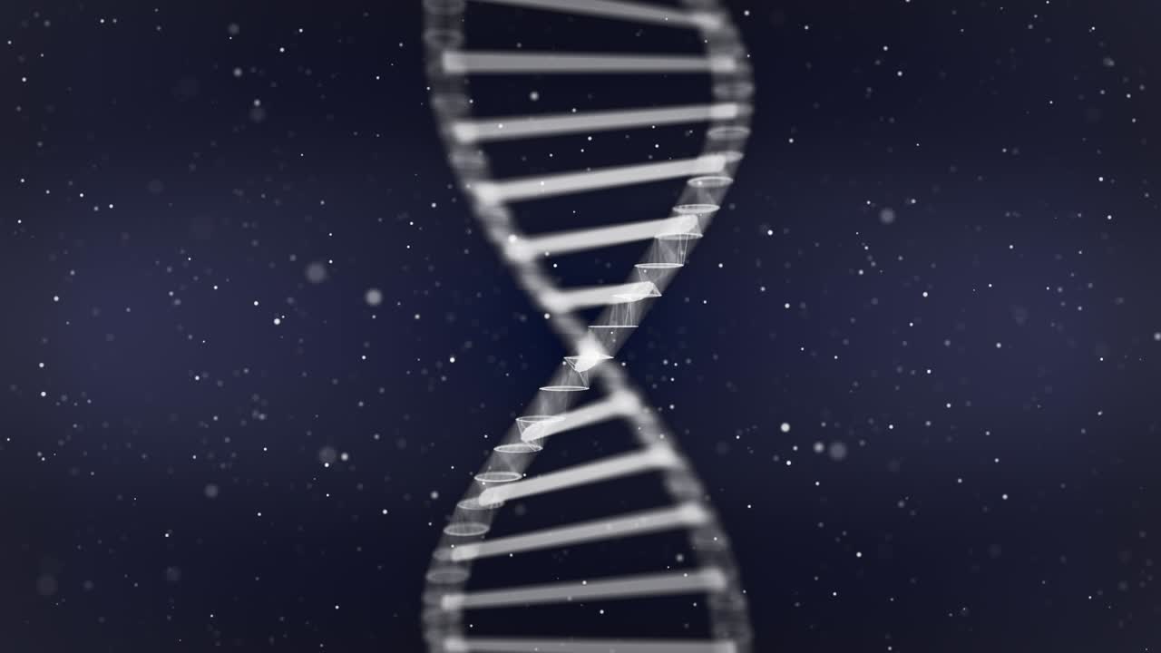 el adn 3d representa la torsión en partículas en un bucle sin costuras