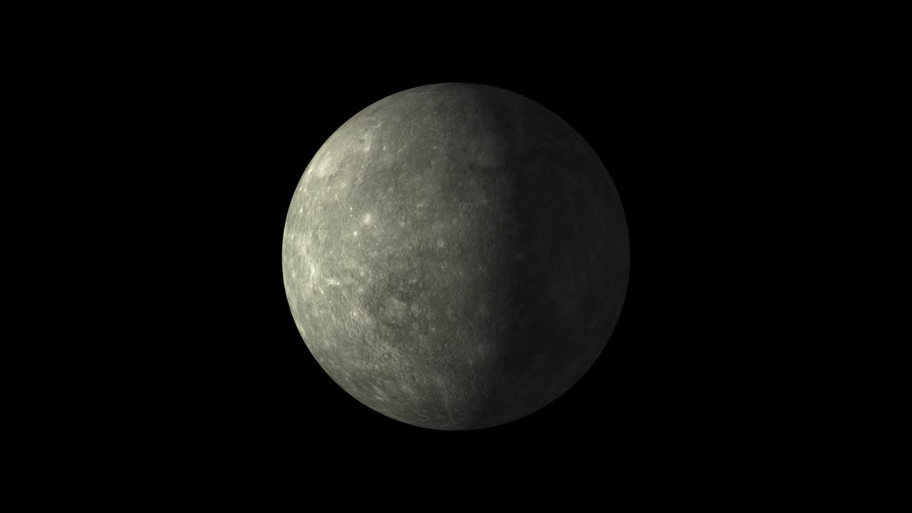 3d rendering of realistic full moon with black background