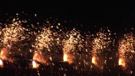 exploding fireworks