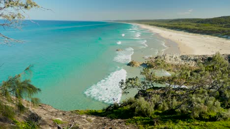 paesaggio dell'isola di stradbroke nord, luoghi turistici queensland australia