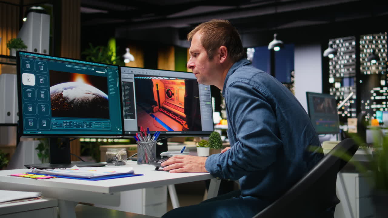 Game developer utilizes AI generated program to design spaceship station