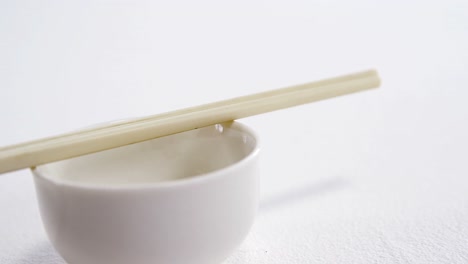 chopsticks with bowl