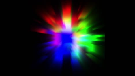 rgb colorido y suave remolino diseño gráfico de movimiento abstracto. bucle sin costuras. animación de video. resolución 4k. perfecto para revelar logotipos, intro, outro.