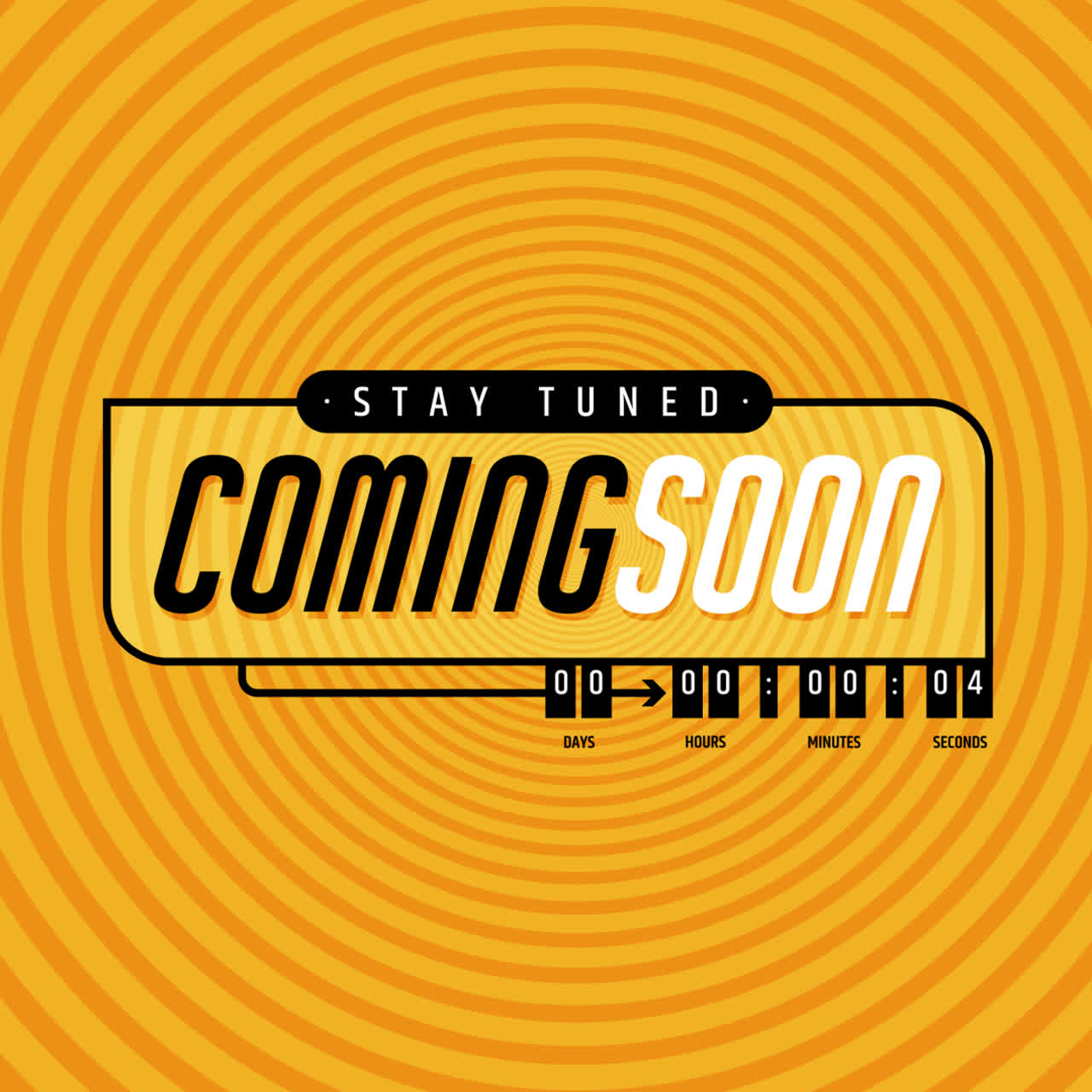 Coming Soon Countdown Timer Banner Design