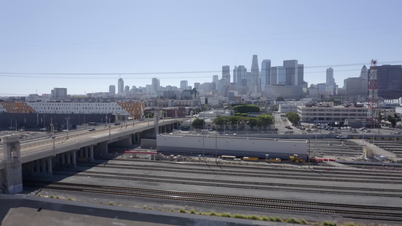 Downtown Los Angeles, Arts District daytime, noon