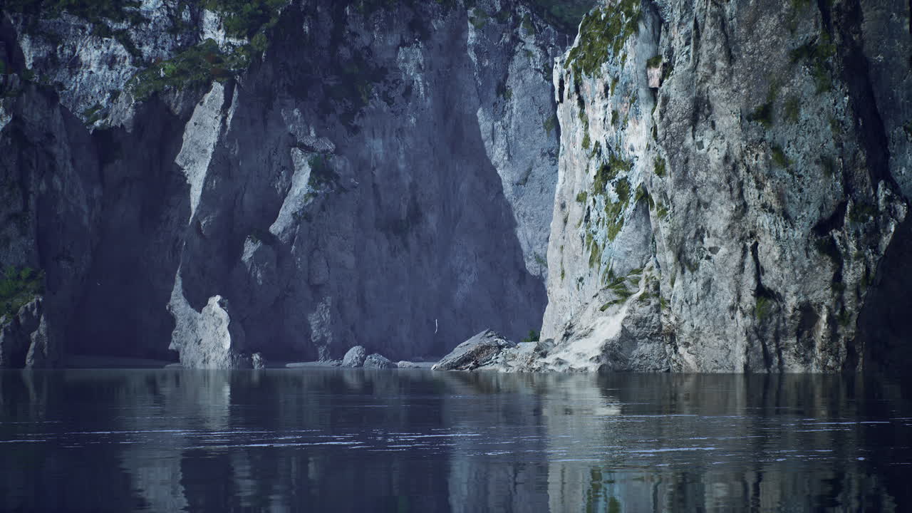 바다 와 바위 가 있는 해안선