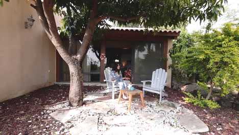 being quiet porched at luxury balcony terrace columbarium israel