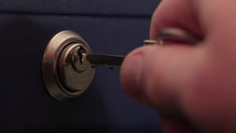 unlocking a lock