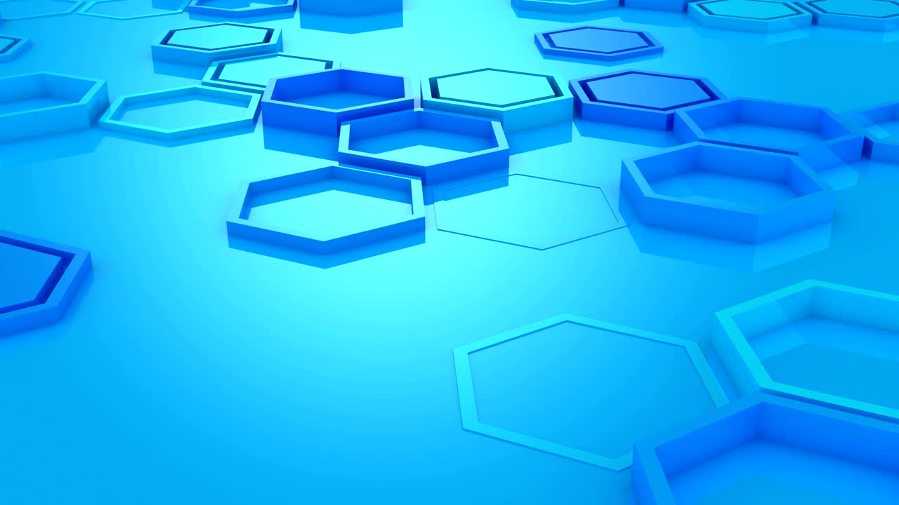 el fondo de los hexágonos