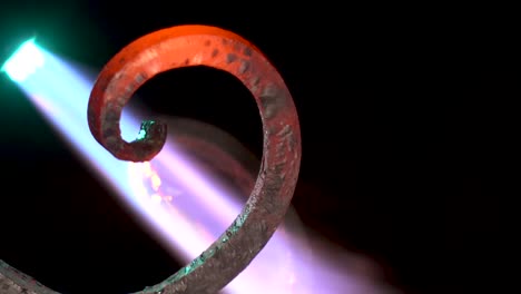 blacksmith metal forging in 4k