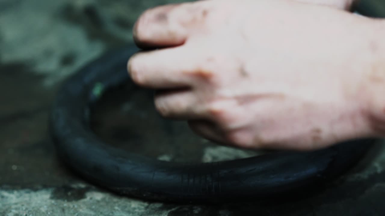 자전거 타이어 튜브 수리