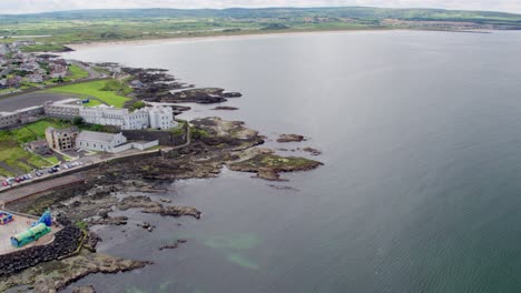 portstewart town on the causeway coastal route, northern ireland