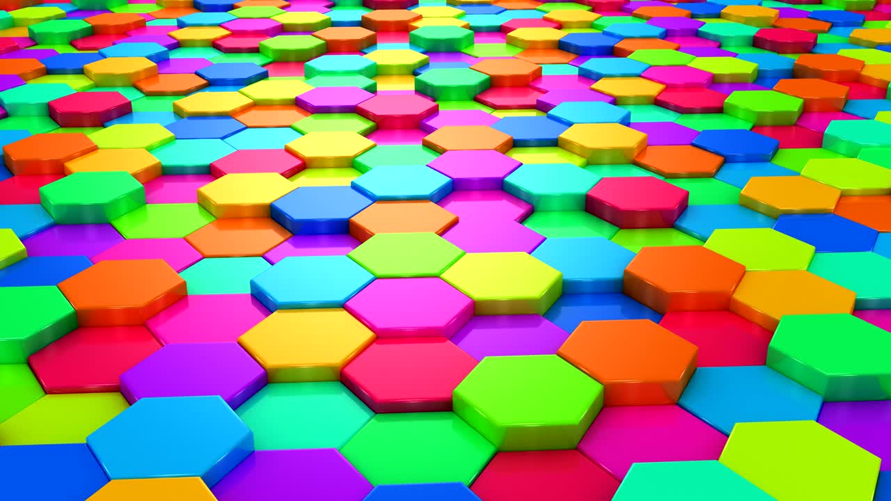 los panales de miel animados cambian de color