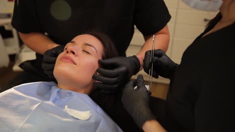 procedimiento de tratamiento facial