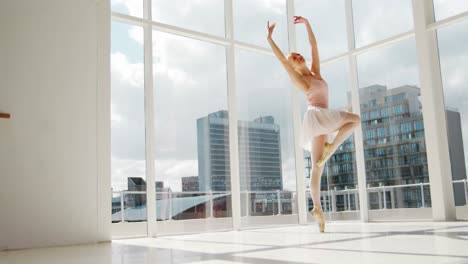 ballerina practicing ballet dance