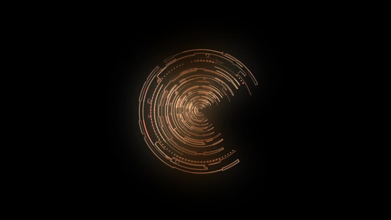 abstract seamless feliz cumpleaños 4k animación de video de brillo de neón abstracción azul blanco cumpleaños feliz sobre un fondo negro.