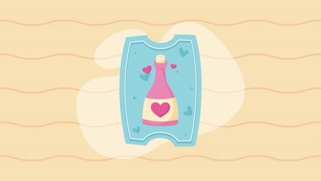 billete de regalo romántico