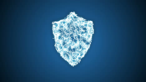 vídeo conceptual de la seguridad de los datos del escudo