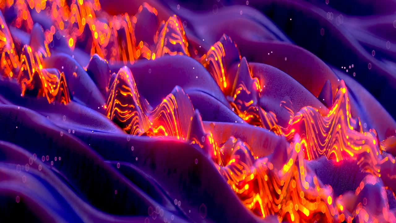 абстрактный футуристический фон бесшовный цикл 3d рендеринговая анимация