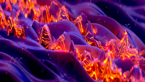 fondo futurista abstracto bucle sin costuras animación de renderizado en 3d