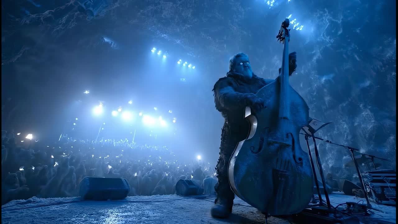 Monster Performing at a Concert