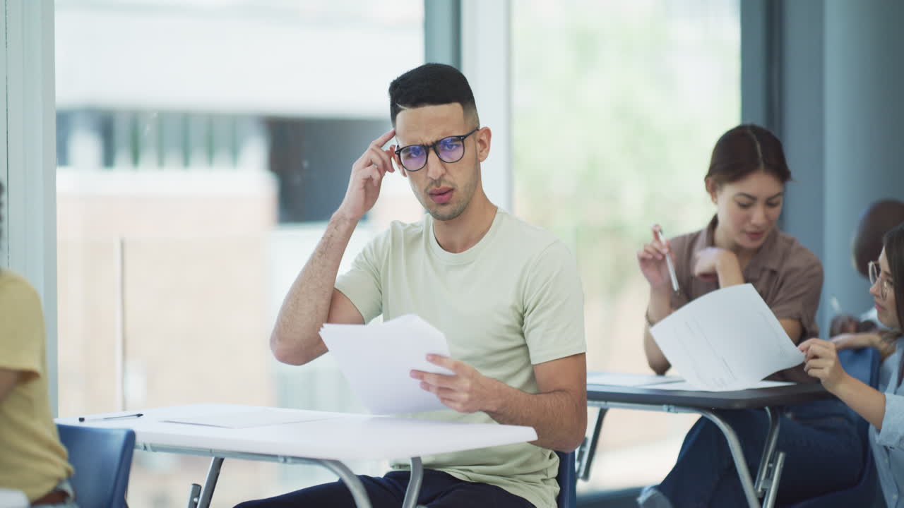 este papel de prueba me tiene tan confundido