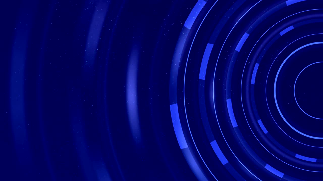 túnel de luz azul digital (bucle sin costuras) - video de stock