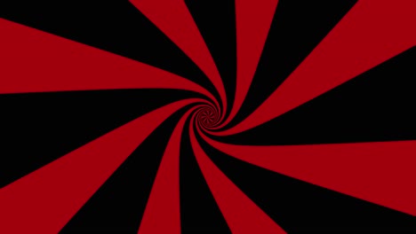 patrón en espiral rojo y negro