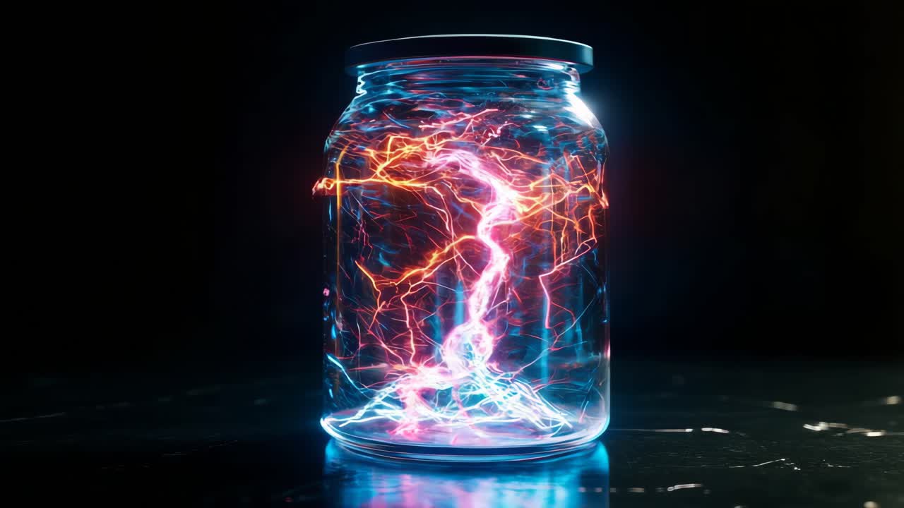 Glowing Energy Jar