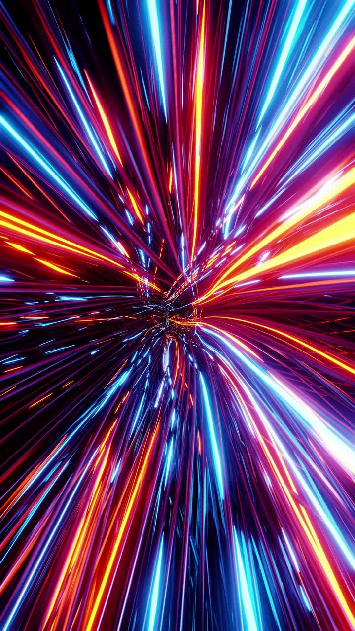 Flying inside the cable. Vertical looped video