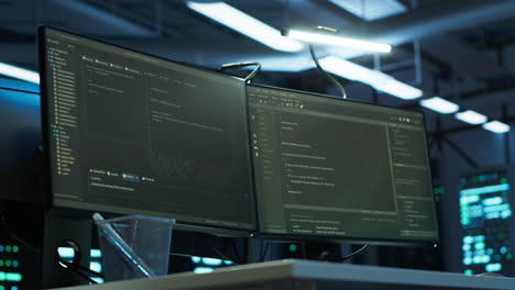 computers in data center facility used for managing rackmounts