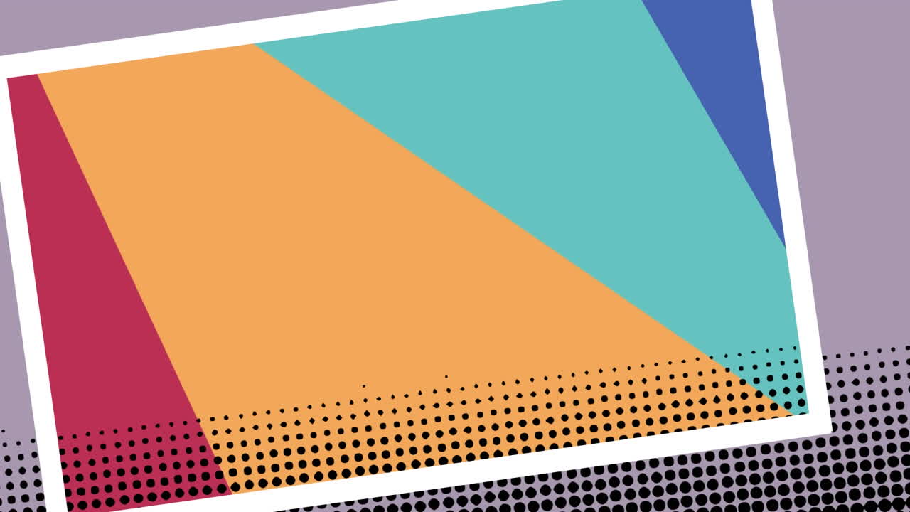 animación de formas en movimiento coloridas sobre un fondo gris