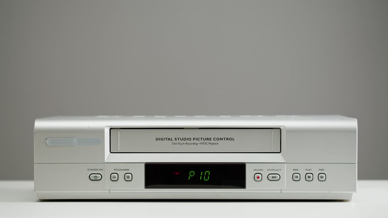 Vintage VHS Video Recorder