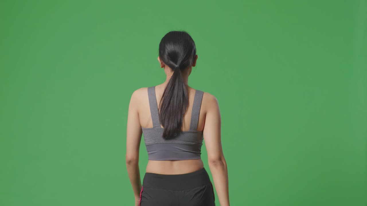 운동복을 입은 여자