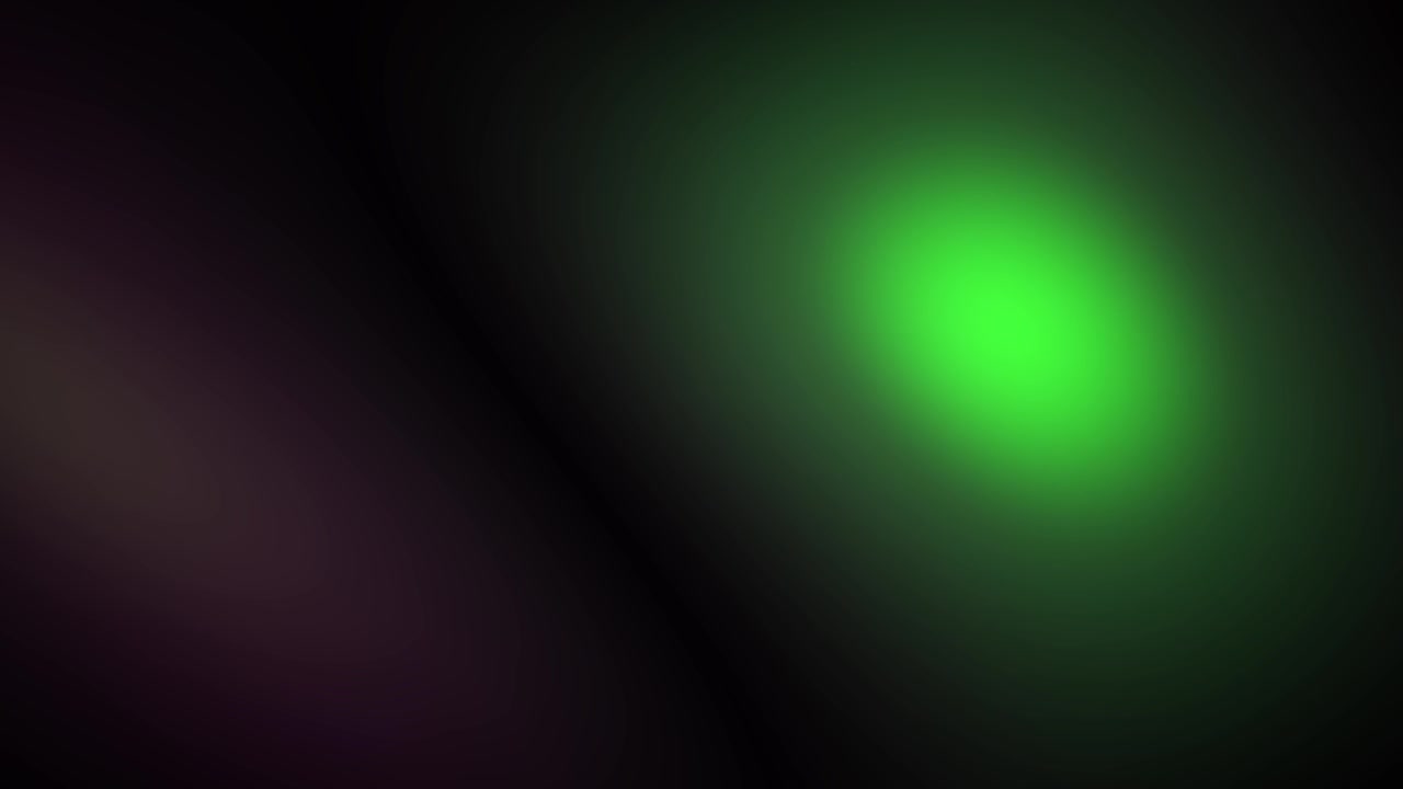 Abstract Background with Soft Glowing Green and Purple Light Transitions
