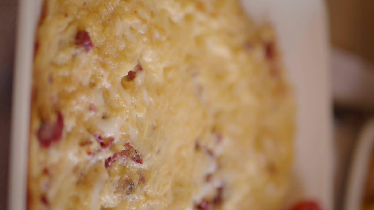 Close-up of a Delicious Baked Dish