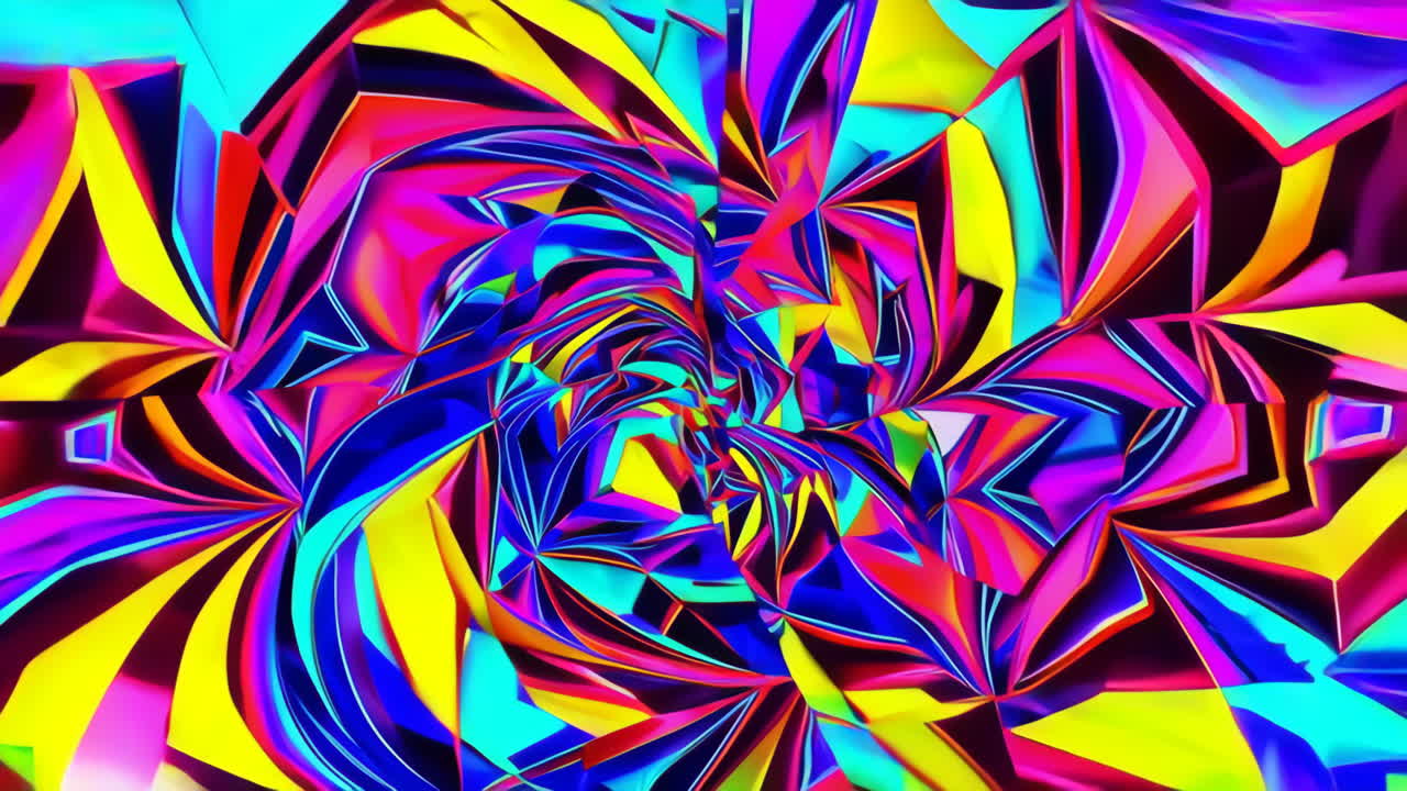 Abstract Geometric Triangular Pattern